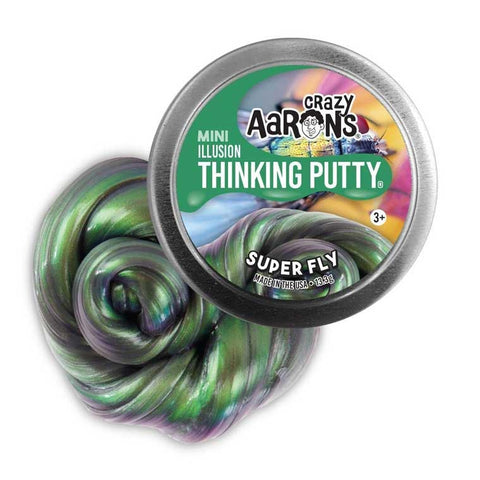 *Crazy Aaron's Thinking Putty Mini Tin - Super Fly (2" Tin)