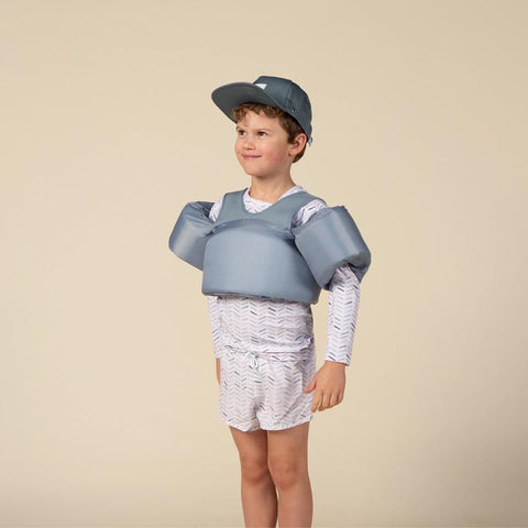 Stone Blue Current Tyed Floaties - Lagoon Baby + Toy Shoppe