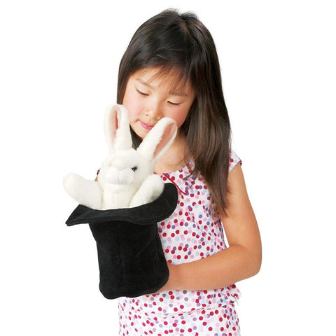 *Folkmanis Rabbit in the Hat Puppet