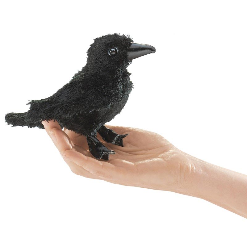 *Folkmanis Mini Raven Finger Puppet