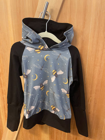 Gro by Zo Grow with Me Hoodie - Bees and Dragonflies (Size 1-3 years) *CLEARANCE*