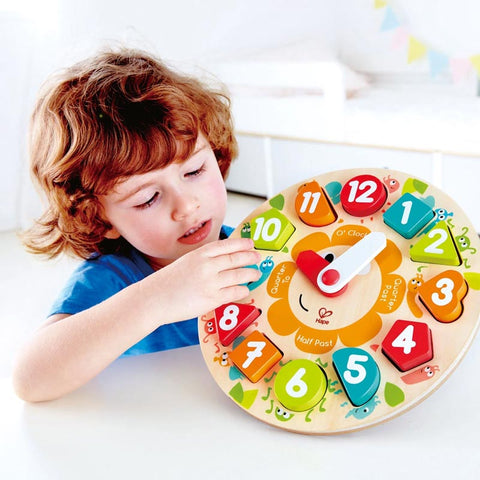 *Hape Chunky Clock Puzzle