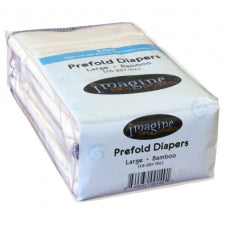 Imagine "Smart Fit" Bamboo Prefolds  - 6 Pack