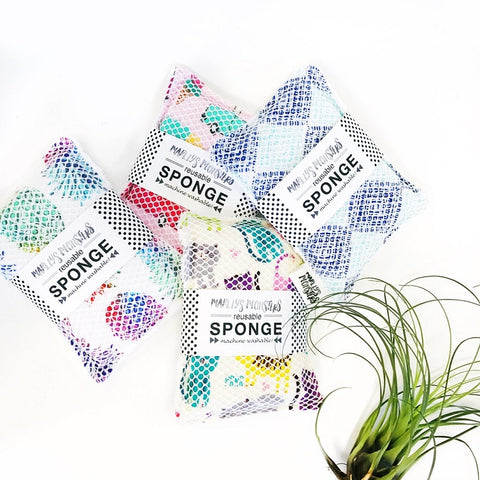 *Marley's Monsters Washable Sponge - Mixed Prints