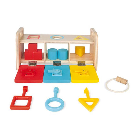 *Janod Shape Sorter with Keys