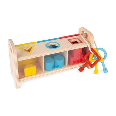 *Janod Shape Sorter with Keys