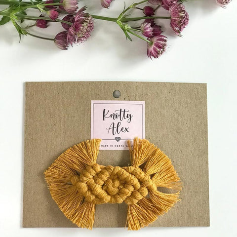 *Knotty Alex Cypress Macrame Bow  *CLEARANCE*