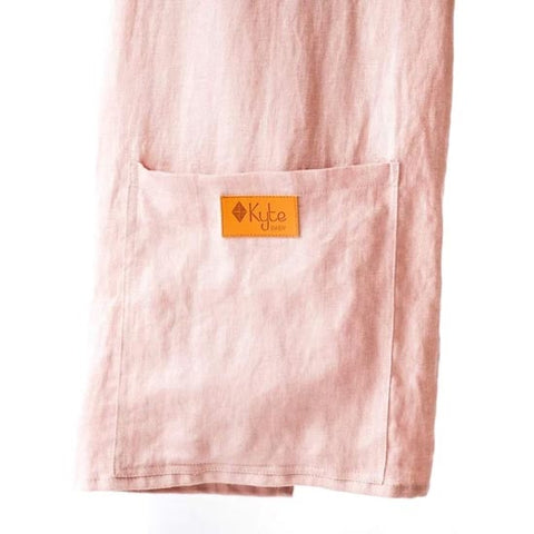 *Kyte Baby Linen Ring Sling - Licorice with Rose Gold Rings