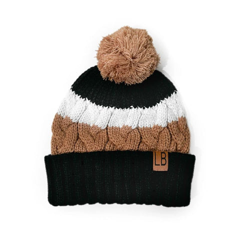 *Little Bipsy Chunky Pom Beanie - Nutmeg (Size XL/Adult) *CLEARANCE*