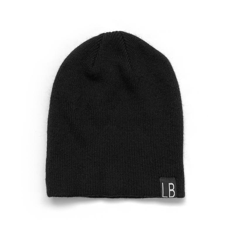 *Little Bipsy Knit Beanie - Black (Adult size)