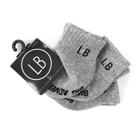 Little Bipsy Socks 3-Pack - Grey