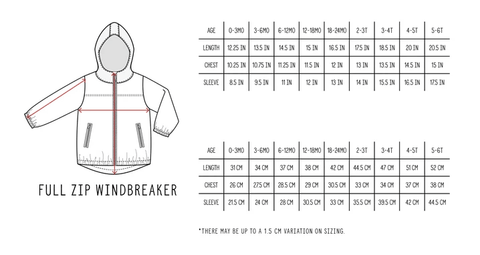 Little Bipsy Windbreaker - Pewter (Size 10y) *CLEARANCE*