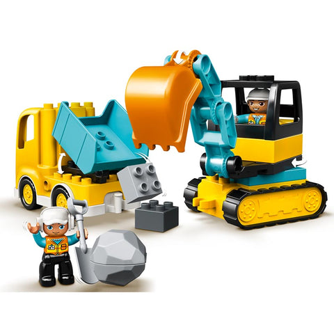 *LEGO Duplo Truck & Tracked Excavator