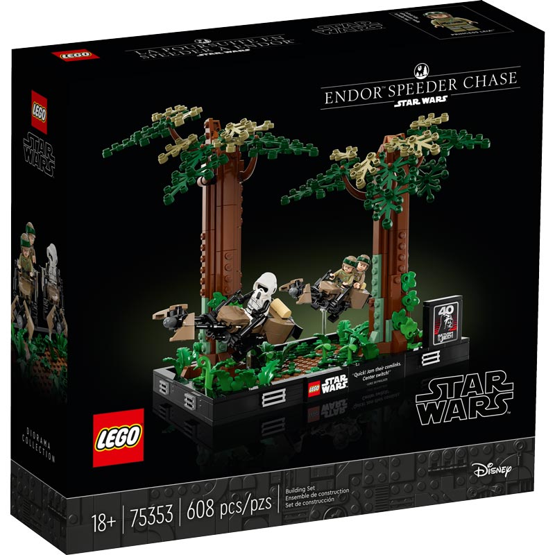*LEGO Star Wars Endor Speeder Chase Diorama