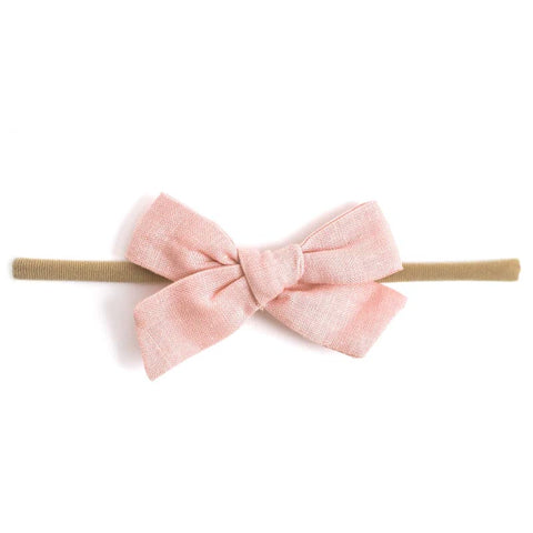 *Little Stocking Co. Baby Bow - Peachy Pink