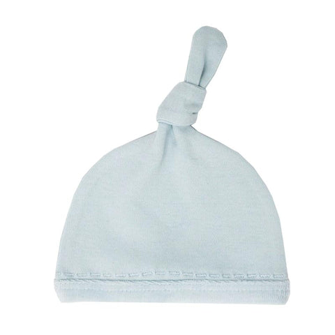 L'ovedbaby Velveteen Top Knot Hat - Moonbeam (Size 3-6m) *CLEARANCE*