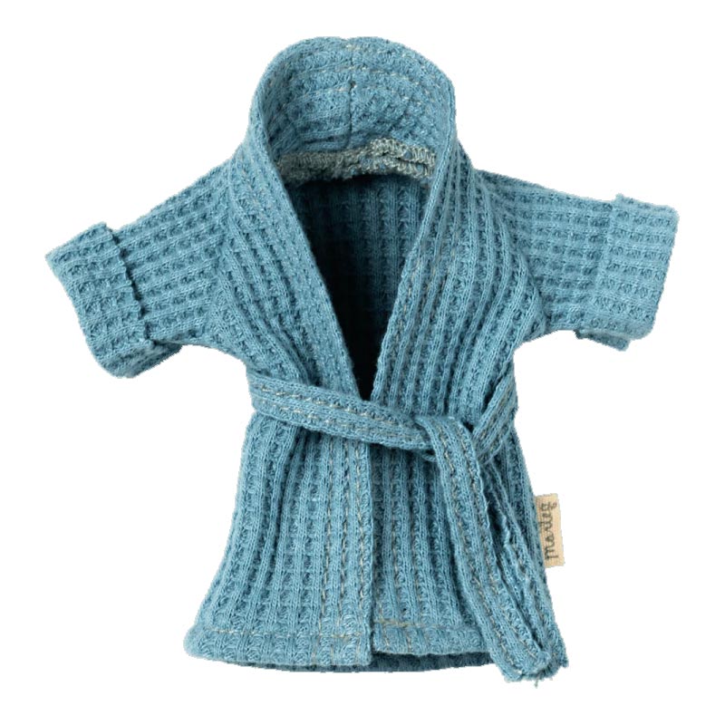*Maileg Bathrobe for Mum & Dad Mouse - Dusty Blue