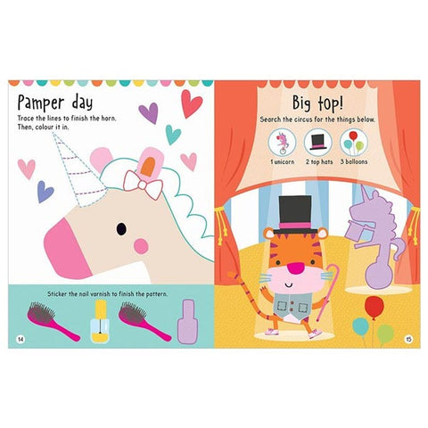 Big Stickers for Little Hands Activity Book - Pink