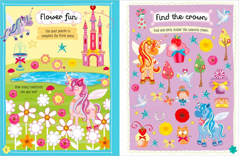 I Love Unicorns Activity Puffy Sticker Book