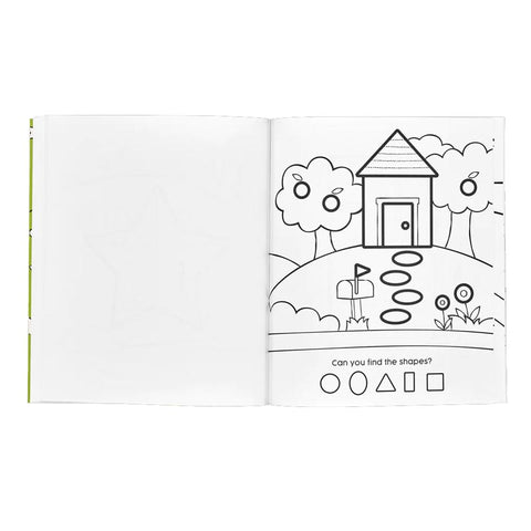 *Ooly Toddler Colour-In Book - 123 Shapes + Numbers