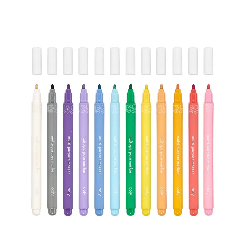 *Ooly Marvelous Multi-Purpose Paint Markers - Set of 12