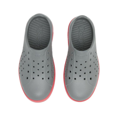 People Footwear - Ace Kids Storm Grey & Watermelon *CLEARANCE*