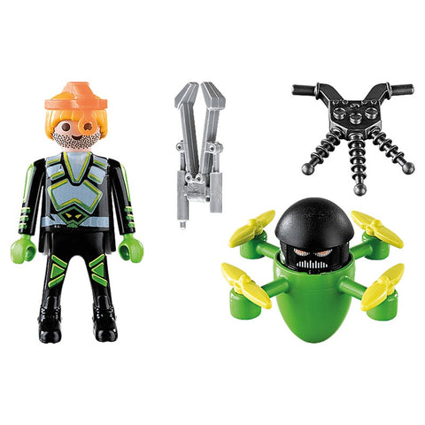 *Playmobil Agent with Drone