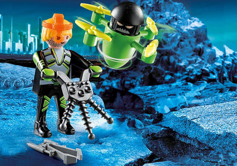 *Playmobil Agent with Drone