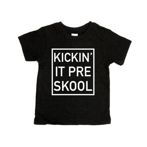 Portage and Main Tee - Black Kickin it Preskool *CLEARANCE*