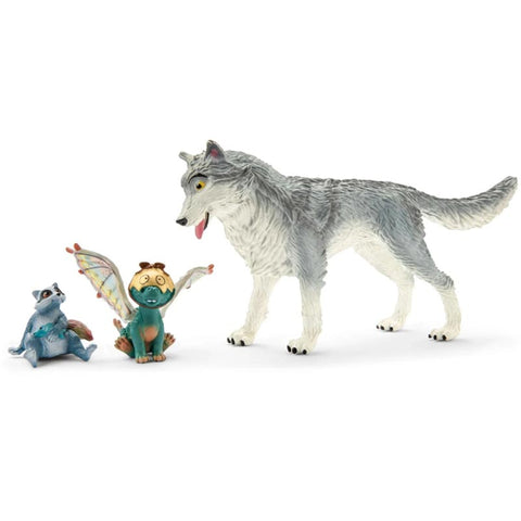 *Schleich Bayala Movie Lykos, Nugur & Piuh