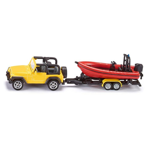 *Siku Jeep with Boat
