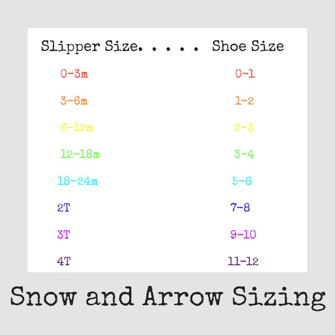 Snow and Arrow Cotton Knit Slippers - Sunrise