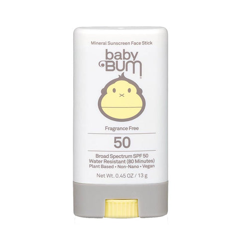 *Baby Bum Mineral SPF 50 Sunscreen Face Stick - Fragrance-Free