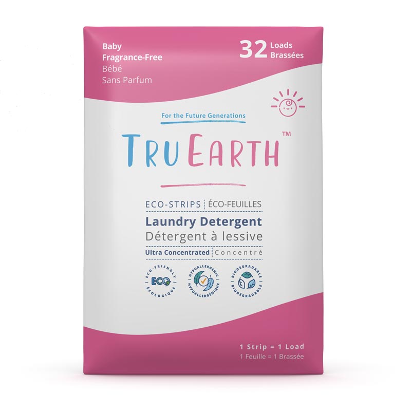*Tru Earth Earth Eco-strips Laundry Detergent for Baby - 32 Loads