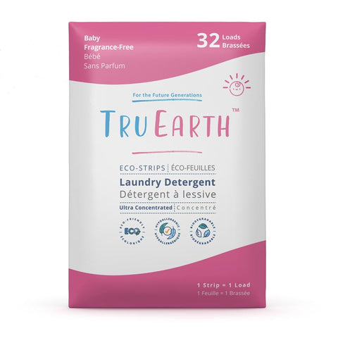 *Tru Earth Earth Eco-strips Laundry Detergent for Baby - 32 Loads