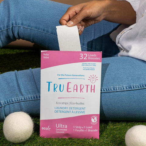*Tru Earth Earth Eco-strips Laundry Detergent for Baby - 32 Loads