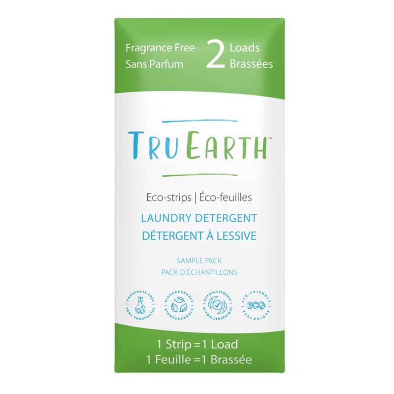 *Tru Earth Eco-strips Laundry Detergent Sample - 2 Loads