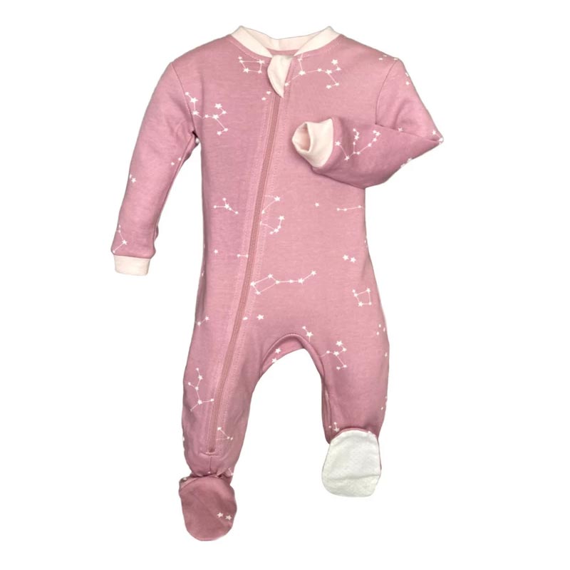 ZippyJamz Footie - Galaxy Love Pink *CLEARANCE*